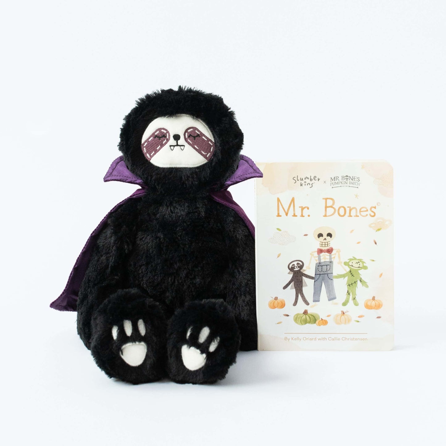 Large Vlad Slumberkins x Mr. Bones Pumpkin Patch Book Bundle